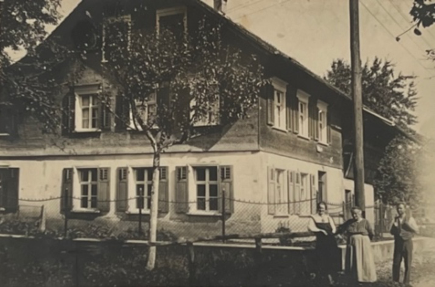 Historical view of the house in Badlochstrasse, Lustenau